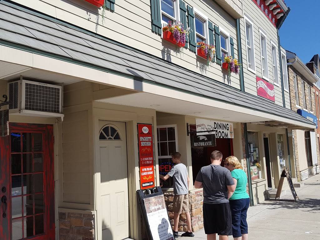 Spaghetti Benders | restaurant | 563 Philadelphia St, Indiana, PA 15701, USA | 7243578822 OR +1 724-357-8822