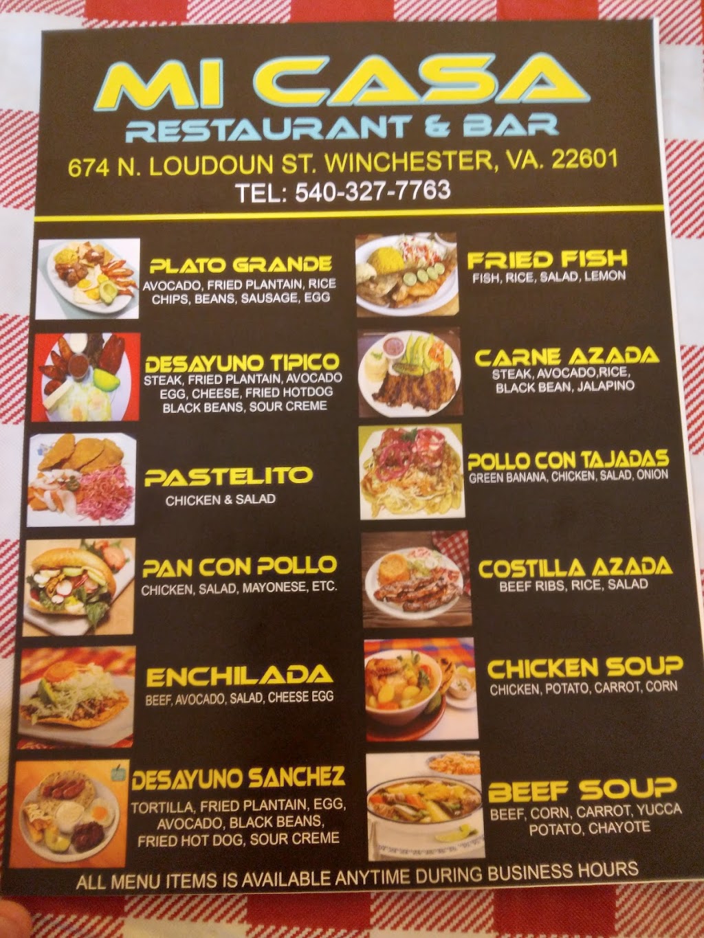 Mi Casa | restaurant | 674 N Loudoun St, Winchester, VA 22601, USA | 5403277763 OR +1 540-327-7763