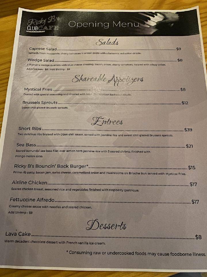 Ricky Bs Club Cafe | restaurant | 2901 Brownsboro Rd, Louisville, KY 40206, USA | 5023330110 OR +1 502-333-0110