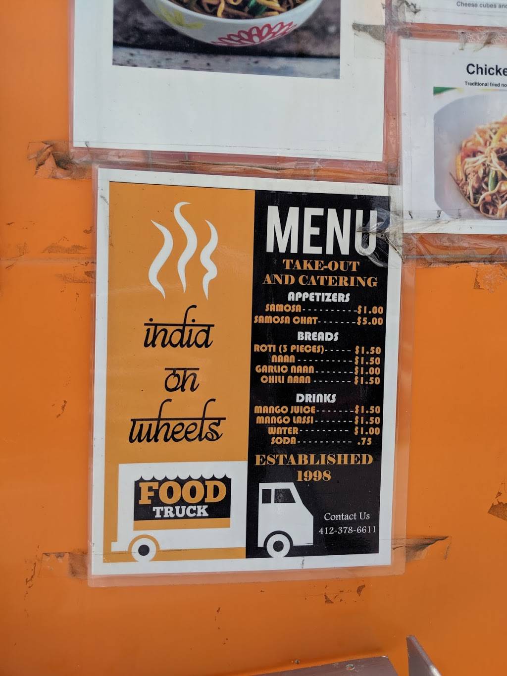 India On Wheels | meal takeaway | 4422 Bigelow Blvd, Pittsburgh, PA 15213, USA | 4123786611 OR +1 412-378-6611