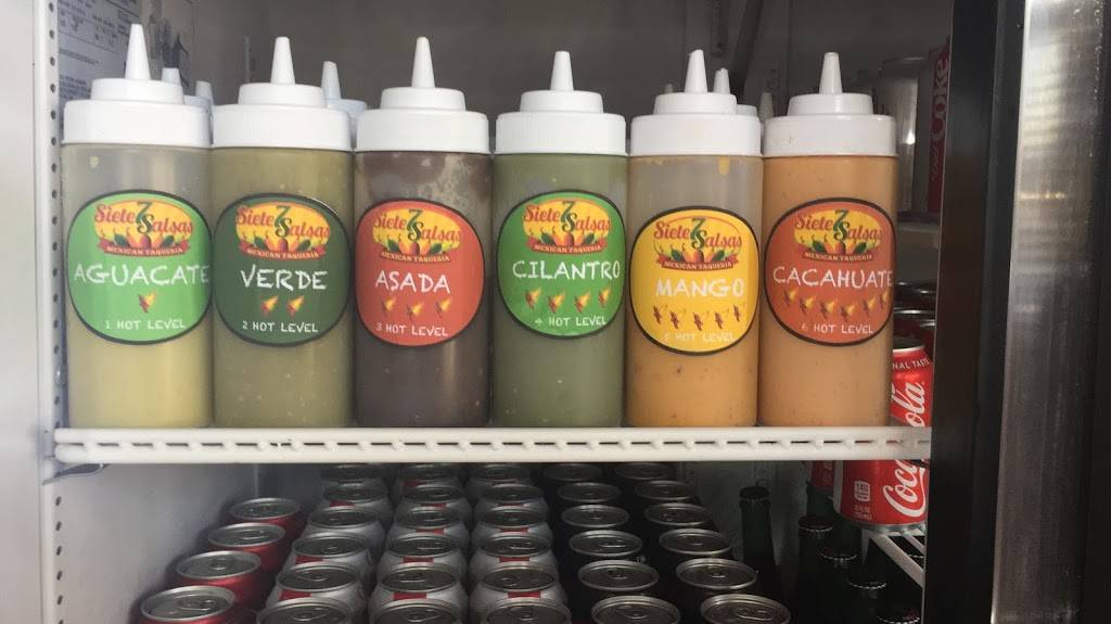 Siete 7 Salsas Taqueria | restaurant | 2500, 11555 Jupiter Rd, Dallas, TX 75218, USA | 9728076255 OR +1 972-807-6255
