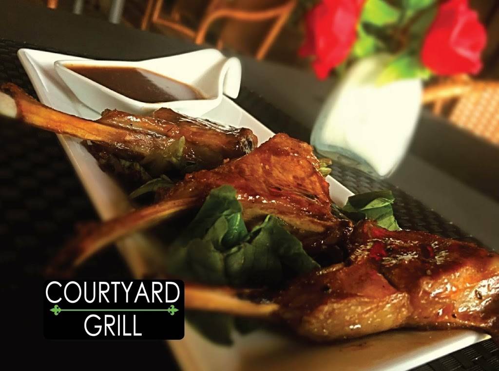 The Courtyard Grill | restaurant | 307 Flagler Ave #105, New Smyrna Beach, FL 32169, USA | 3864276666 OR +1 386-427-6666