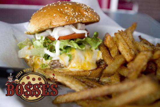 Bosses Pizza, Wings & Burgers Western Center | restaurant | 2740 Western Center Blvd #528, Fort Worth, TX 76131, USA | 8178475500 OR +1 817-847-5500