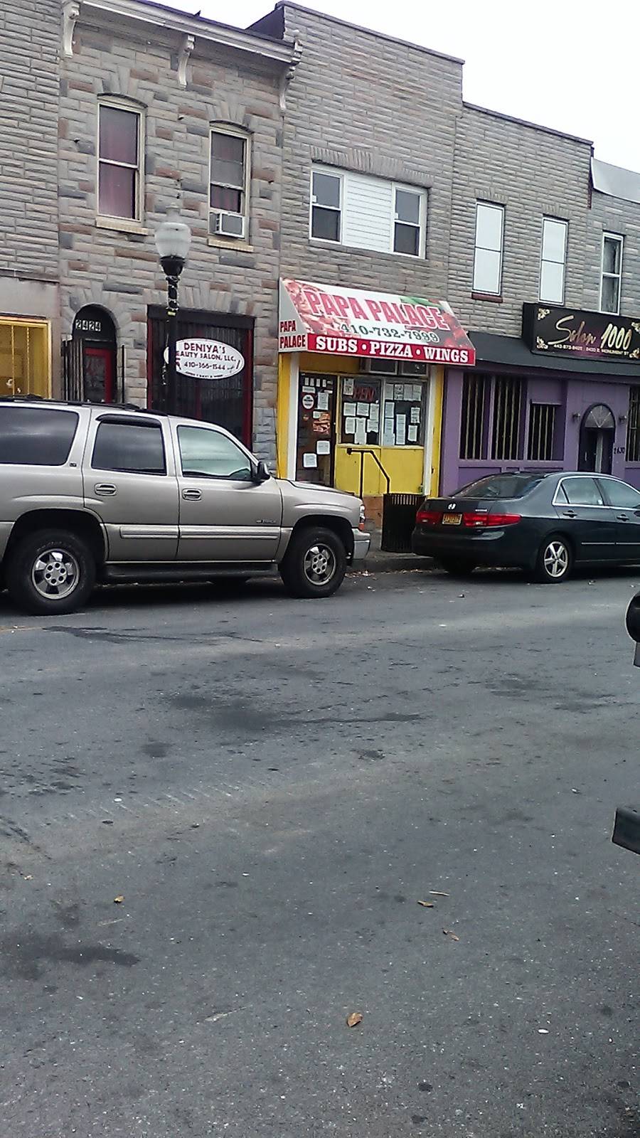 Papa Palace Pizza | meal delivery | 2426 E Monument St, Baltimore, MD 21205, USA | 4107327999 OR +1 410-732-7999