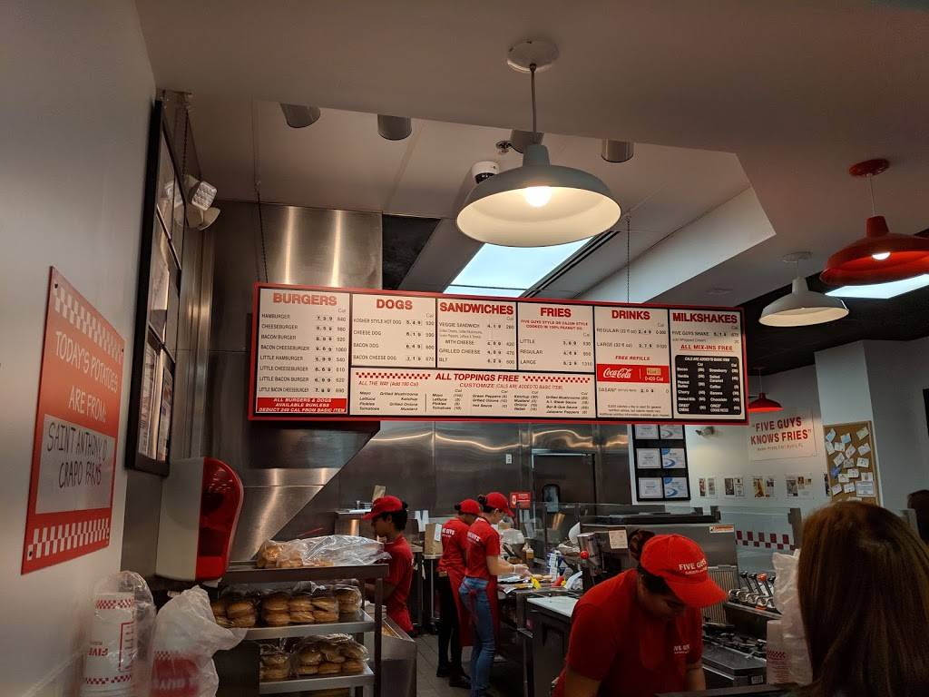 Five Guys | meal takeaway | 1433 SW 107th Ave, Miami, FL 33174, USA | 3052256228 OR +1 305-225-6228