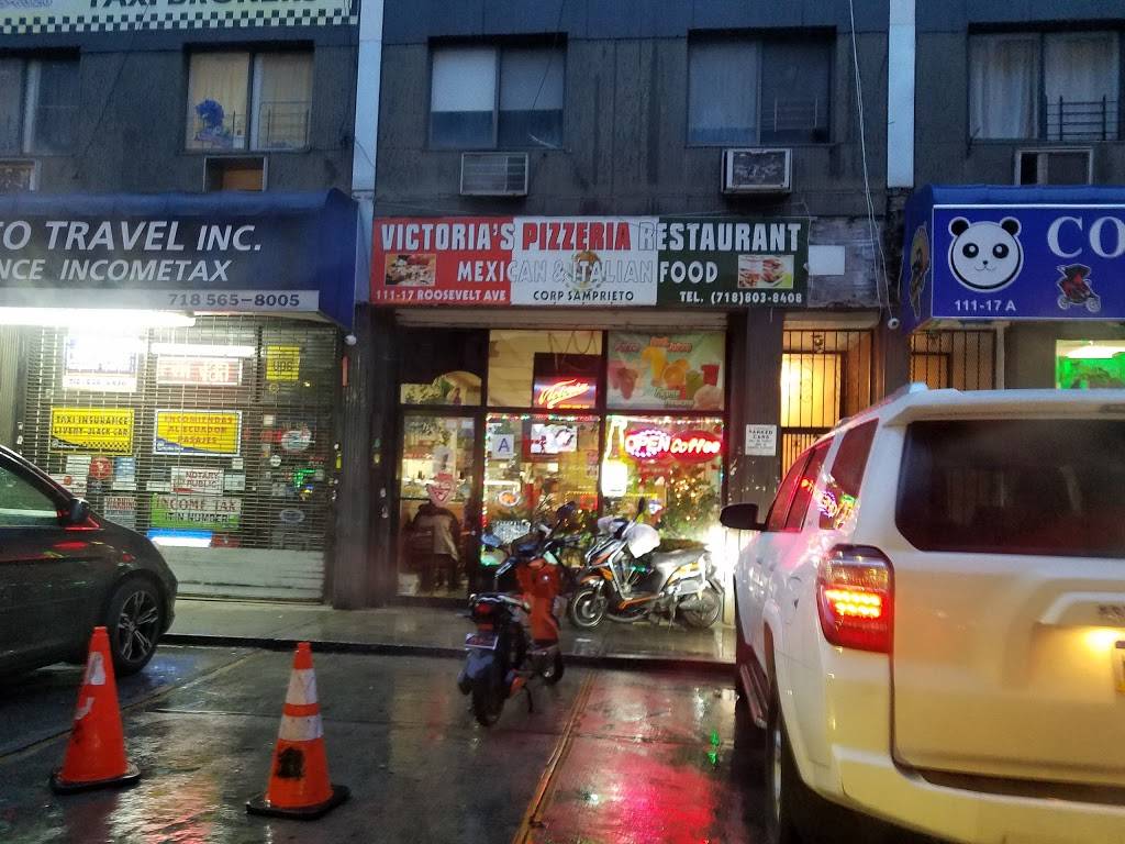 Victorias Pizza | meal takeaway | 111-17 Roosevelt Ave, Flushing, NY 11368, USA | 7188038408 OR +1 718-803-8408
