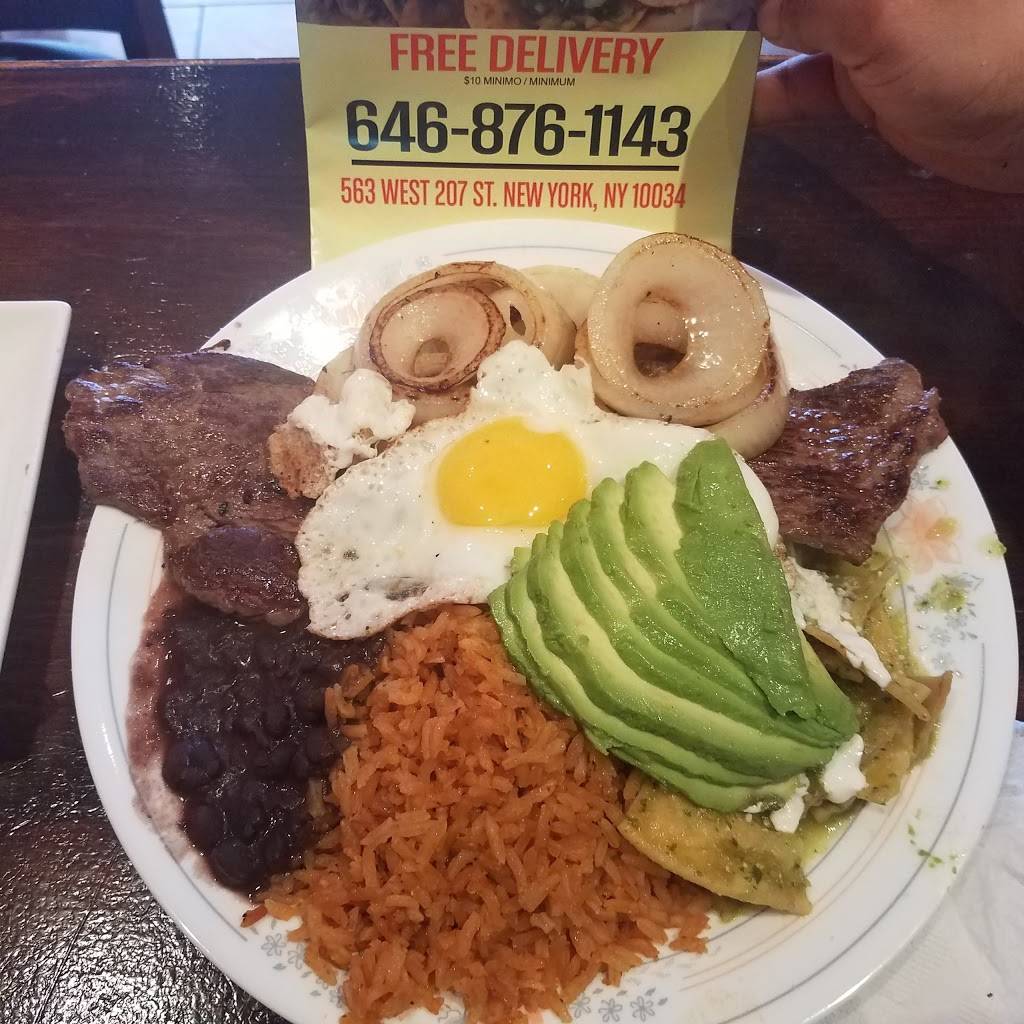 Taqueria Emilio | restaurant | 563 W 207th St, New York, NY 10034, USA | 6468761143 OR +1 646-876-1143