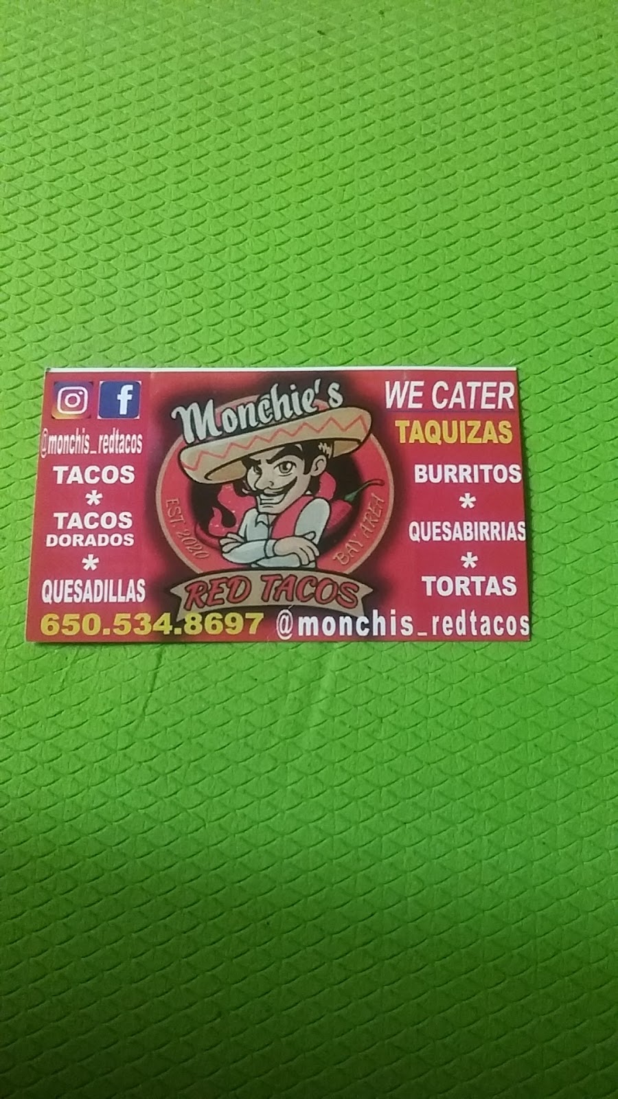 Monchies Red Tacos | restaurant | 1300 S El Camino Real, San Mateo, CA 94402, USA | 6505348697 OR +1 650-534-8697