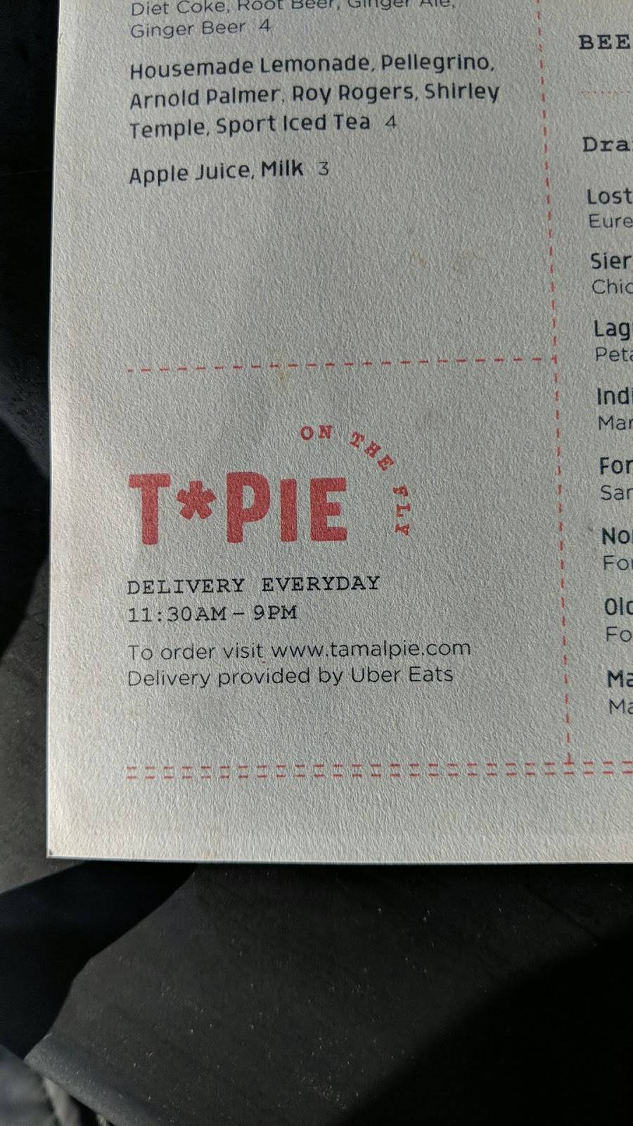 Tamalpie Pizzeria | restaurant | 55 Tamal Vista Blvd, Corte Madera, CA 94925, USA | 4157047437 OR +1 415-704-7437