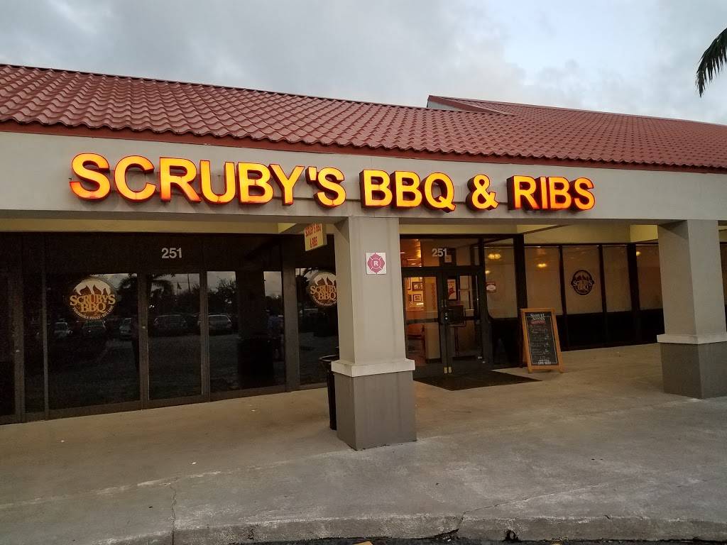 Scrubys BBQ | restaurant | 251 N University Dr, Pembroke Pines, FL 33024, USA | 9549871933 OR +1 954-987-1933