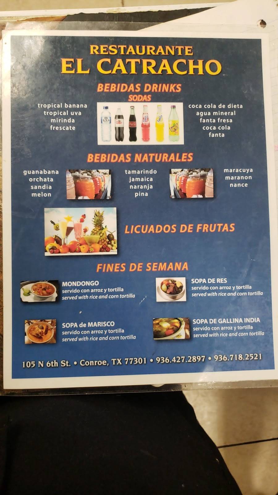 El Catracho Honduran Resturant | restaurant | 100-166, N 6th St, Conroe, TX 77301, USA | 9364272897 OR +1 936-427-2897