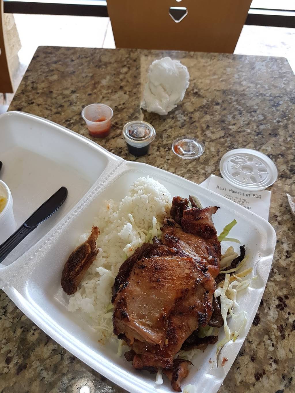 Maui Hawaiian Barbeque | restaurant | 2455 Vista Way D, Oceanside, CA 92054, USA | 7607228383 OR +1 760-722-8383