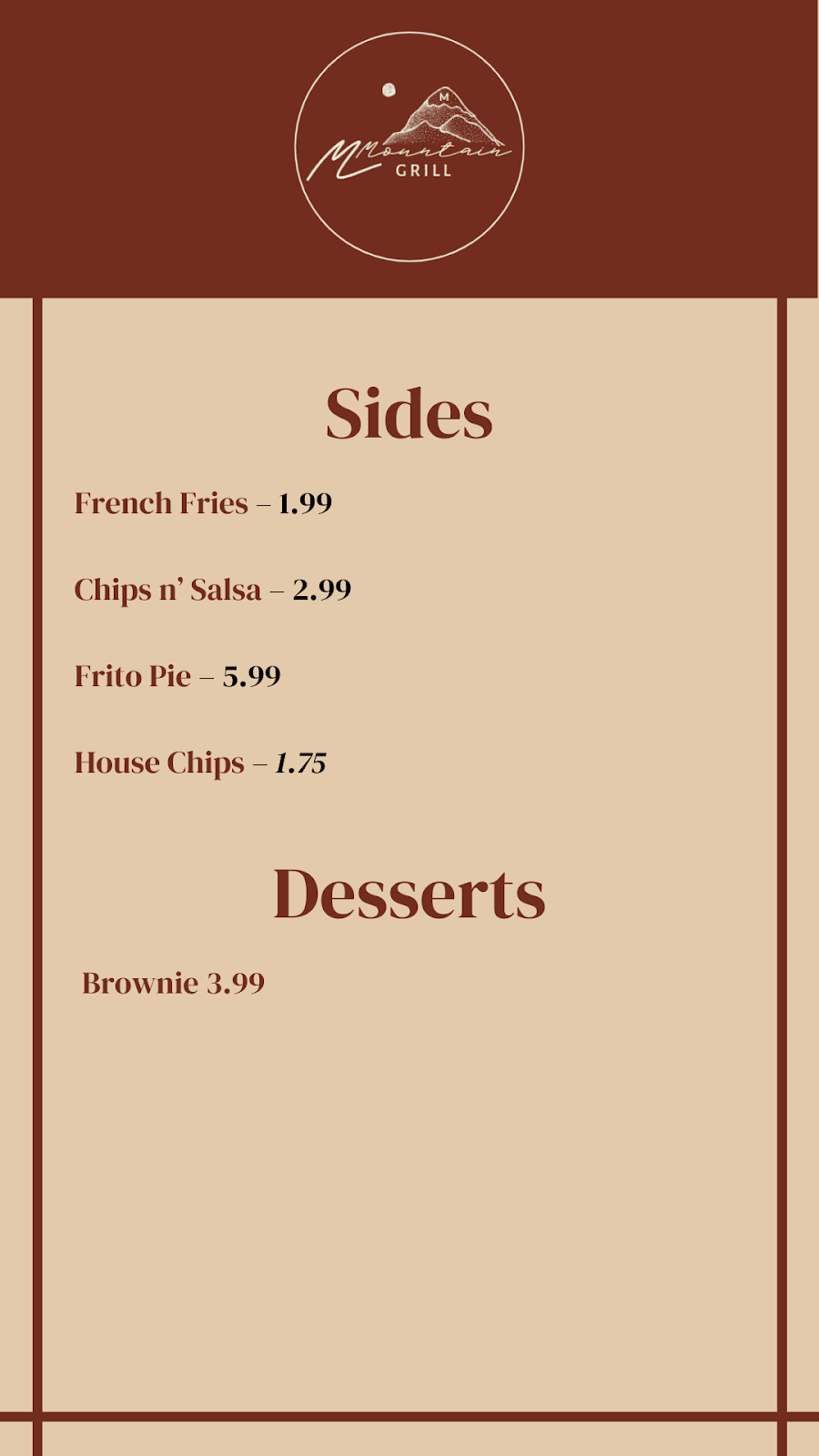 M Mountain Grill | restaurant | 1 Canyon Rd, Socorro, NM 87801, USA | 5758356736 OR +1 575-835-6736