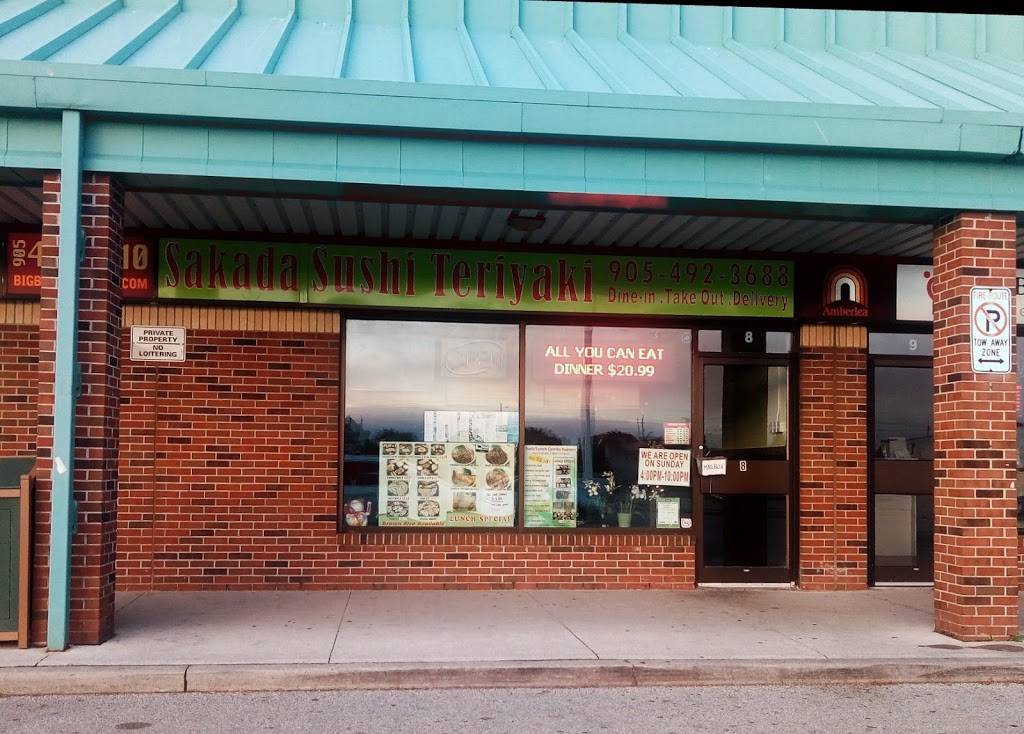 Sakada Sushi Teriyaki Restaurant | restaurant | 1822 Whites Rd N, Pickering, ON L1V 1R9, Canada | 9054923688 OR +1 905-492-3688