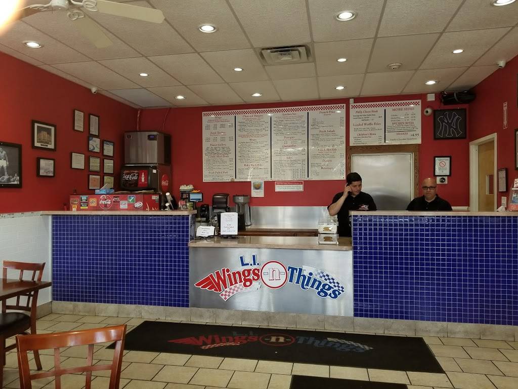 L.I. Wings-N-Things | restaurant | 1105 Horseblock Road H, Farmingville, NY 11738, USA | 6316969464 OR +1 631-696-9464