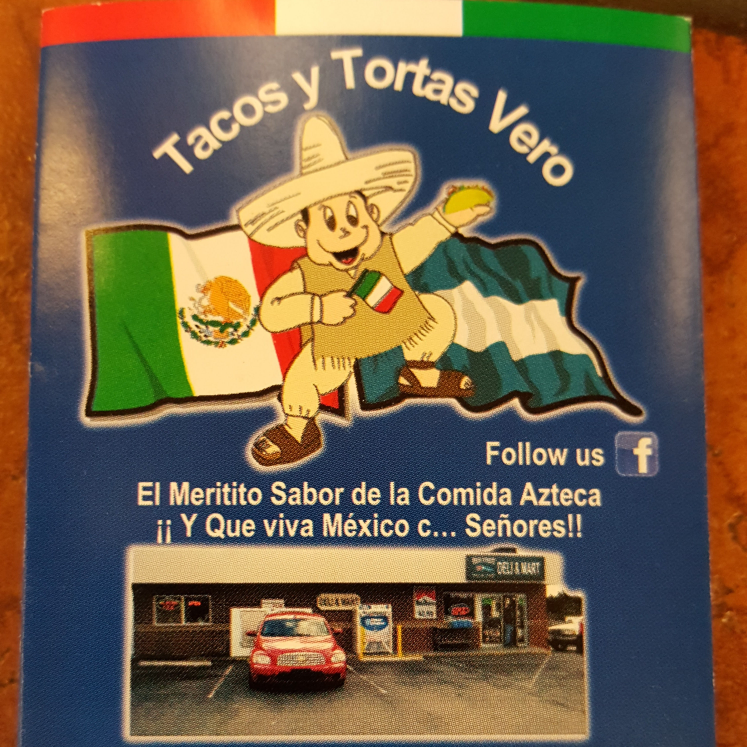 Tacos y tortas vero | restaurant | 43083 John Mosby Hwy, Chantilly, VA 20152, USA | 5713672157 OR +1 571-367-2157