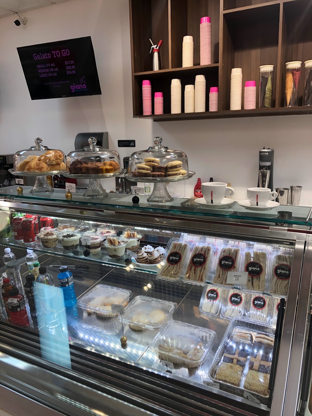 Giano Gelato Caffé and Candies | bakery | 11401 W Palmetto Park Rd Apt A, Boca Raton, FL 33428, USA | 9544486769 OR +1 954-448-6769
