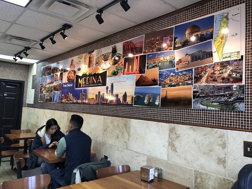 Medina Moroccan And Mediterranean Fusion | restaurant | 114 E Main St, Richardson, TX 75081, USA | 2147749120 OR +1 214-774-9120