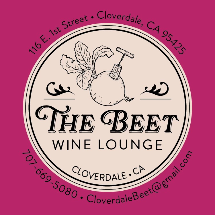 The Beet Wine Lounge | restaurant | 116 E 1st St, Cloverdale, CA 95425, USA | 7076695080 OR +1 707-669-5080