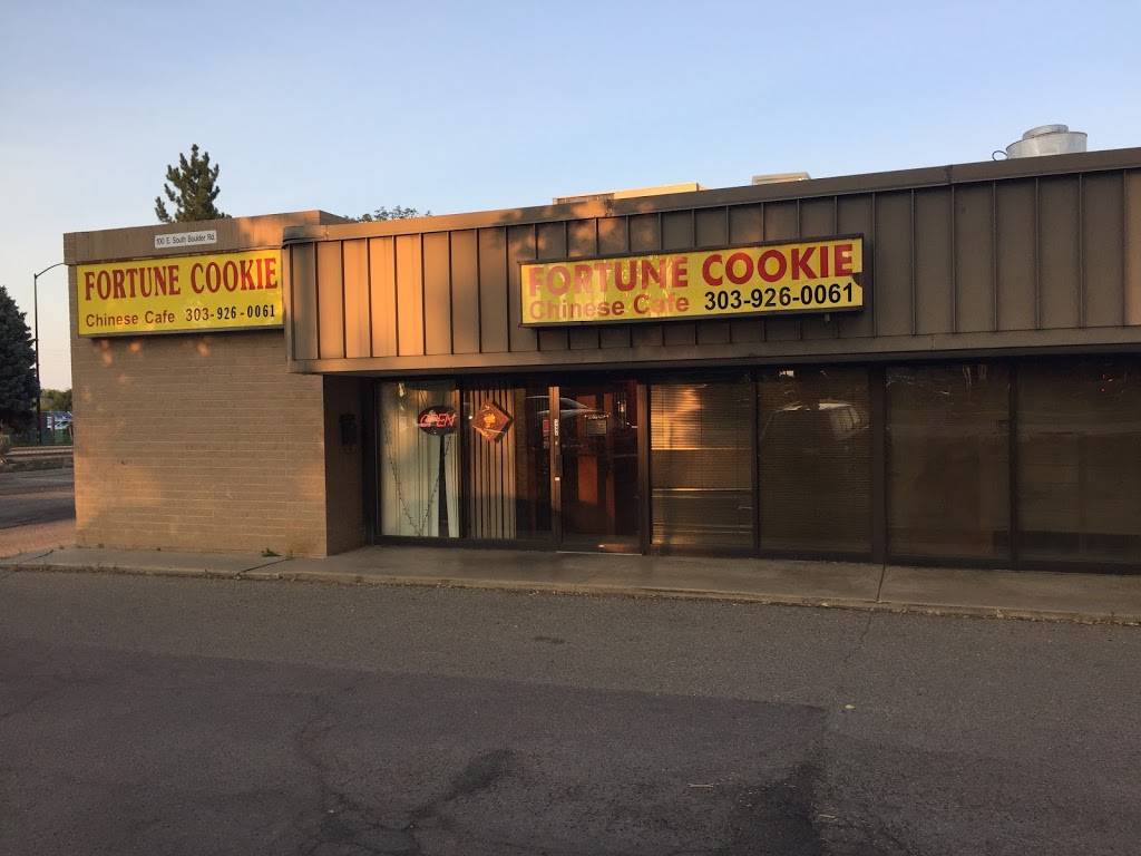 Fortune Cookie Chinese Cafe | cafe | 100 E South Boulder Rd, Lafayette, CO 80026, USA | 3039260061 OR +1 303-926-0061