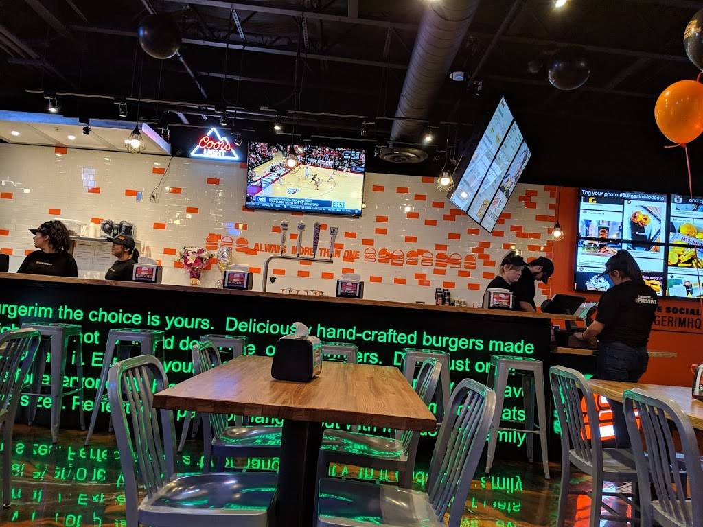 Burgerim Gourmet Burgers | restaurant | 1521 N Carpenter Rd Bldg F-1, Modesto, CA 95351, USA | 2095799602 OR +1 209-579-9602