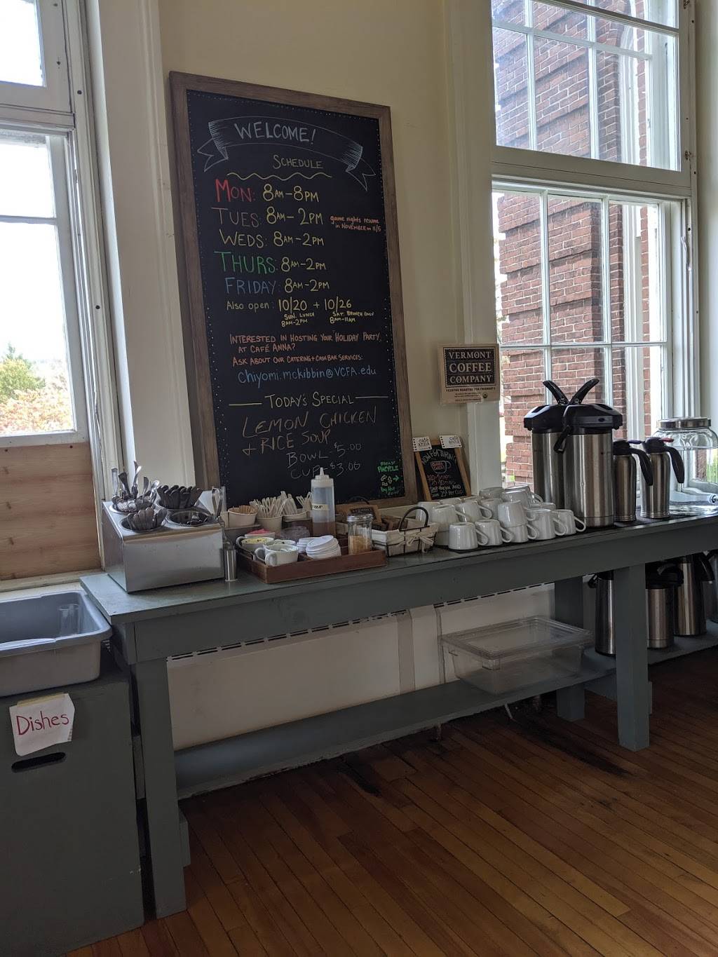 Café Anna | cafe | 36 College St, Montpelier, VT 05602, USA | 8028288827 OR +1 802-828-8827