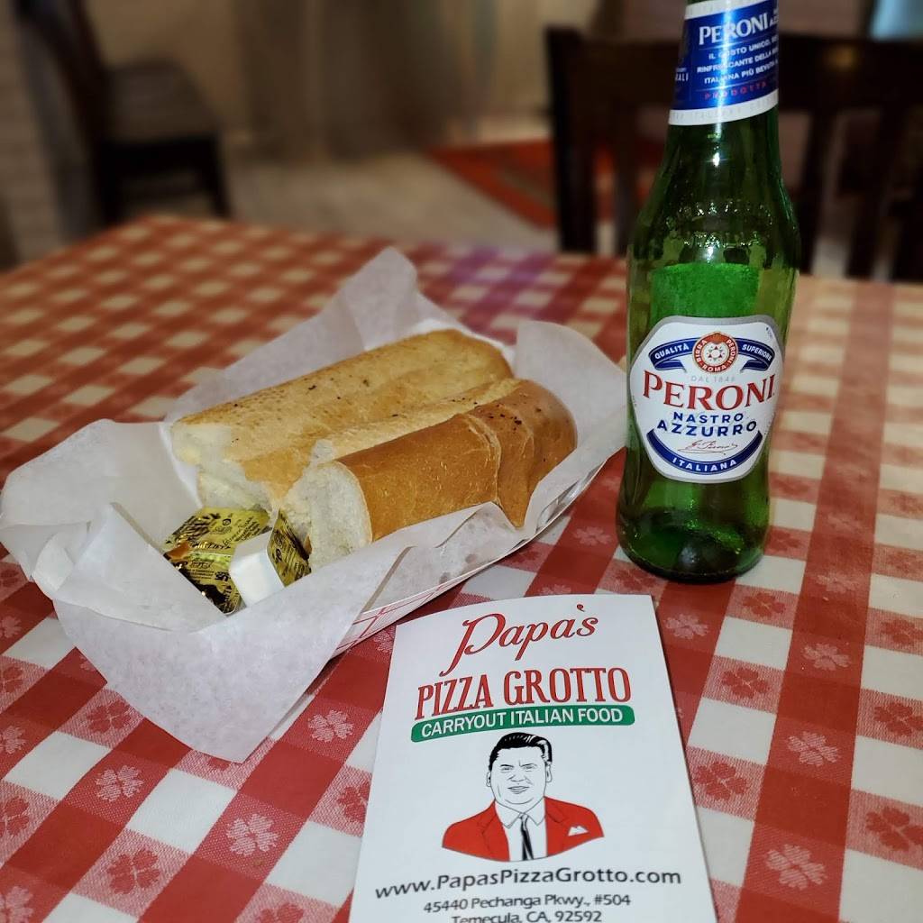 Papas Pizza Grotto | restaurant | 45440 Pechanga Pkwy #504, Temecula, CA 92592, USA | 9516953663 OR +1 951-695-3663