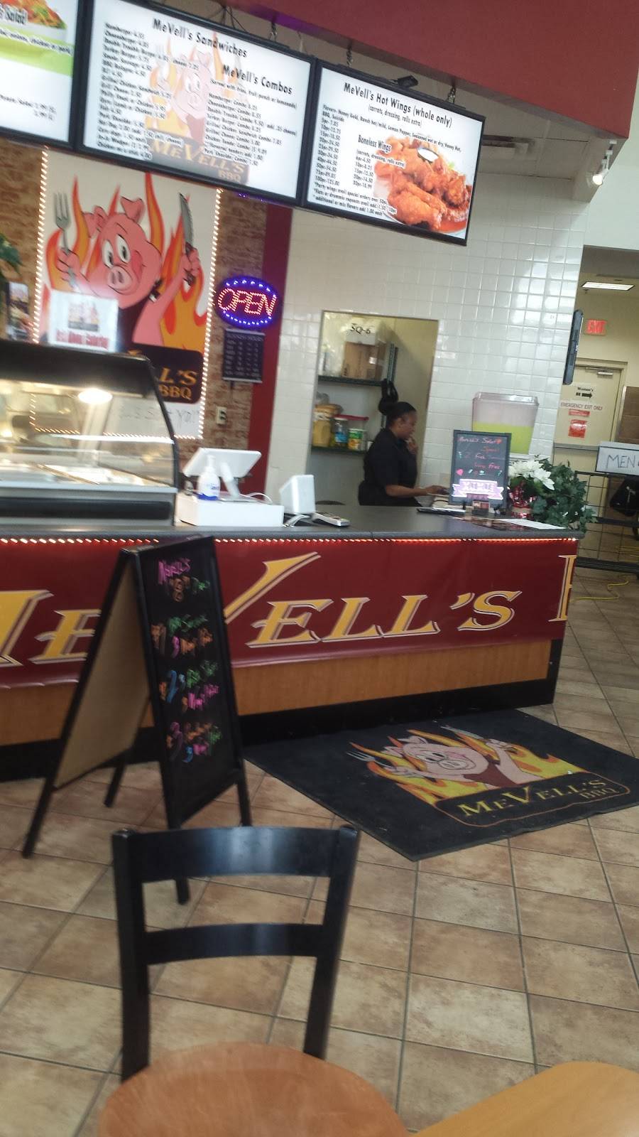 MeVells BBQ & Wings | restaurant | 3024 Covington Pike ste 7, Memphis, TN 38128, USA | 9012075222 OR +1 901-207-5222