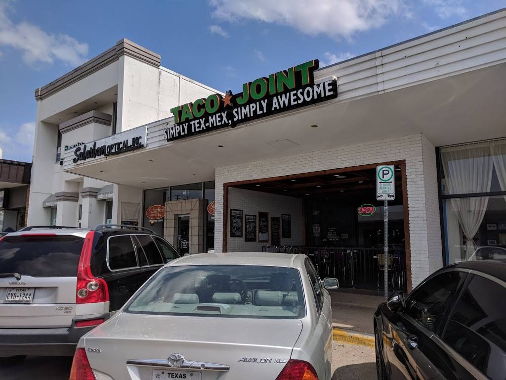 Taco Joint | restaurant | 6112 Luther Ln, Dallas, TX 75225, USA | 9729250681 OR +1 972-925-0681