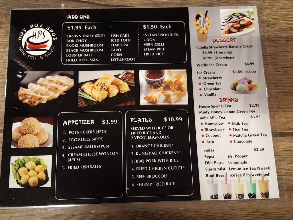 Hot Pot Spot | restaurant | 1525 18th St, Bakersfield, CA 93301, USA | 6617421808 OR +1 661-742-1808