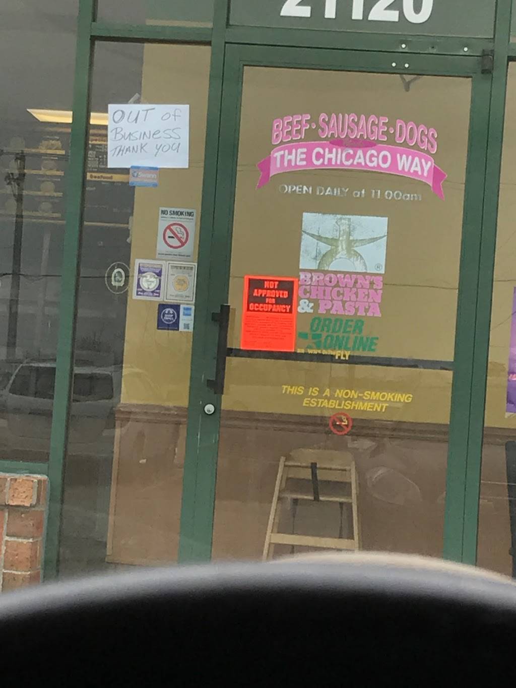 Browns Chicken & Pasta | restaurant | 21120 South La Grange Road, Frankfort, IL 60423, USA | 8154694433 OR +1 815-469-4433