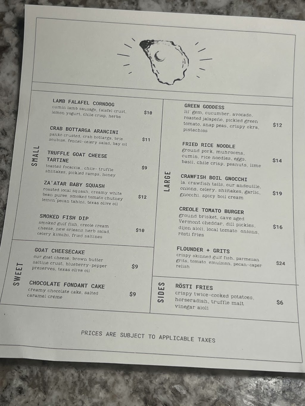 Mother of Pearl | restaurant | 8132 Hampson St, New Orleans, LA 70118, USA | 5042185342 OR +1 504-218-5342