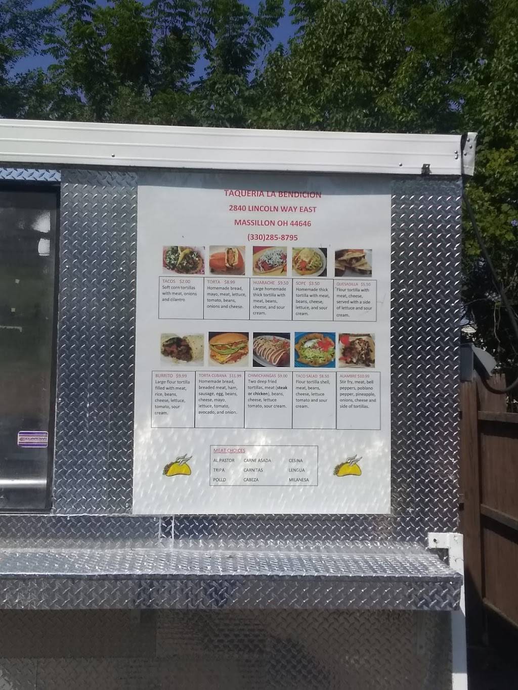 Taqueria La Bendicion | restaurant | 2840 Lincoln Way E Unit H, Massillon, OH 44646, USA | 3302858795 OR +1 330-285-8795