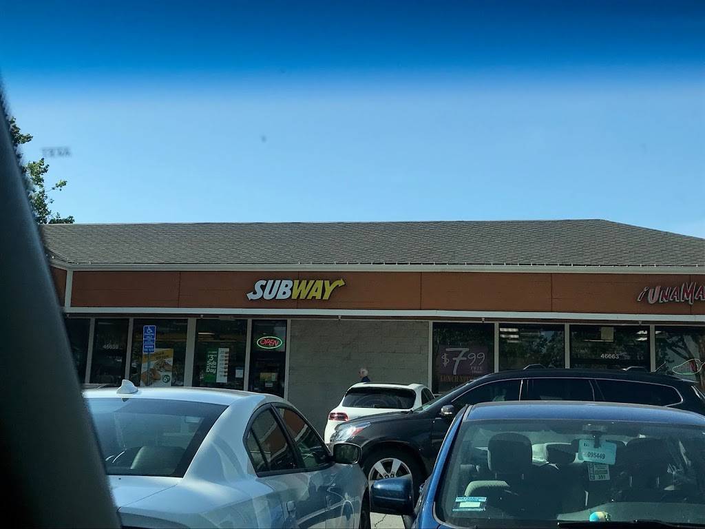 Subway Restaurants | restaurant | 43571 Mission Blvd, Fremont, CA 94539, USA | 5103531516 OR +1 510-353-1516