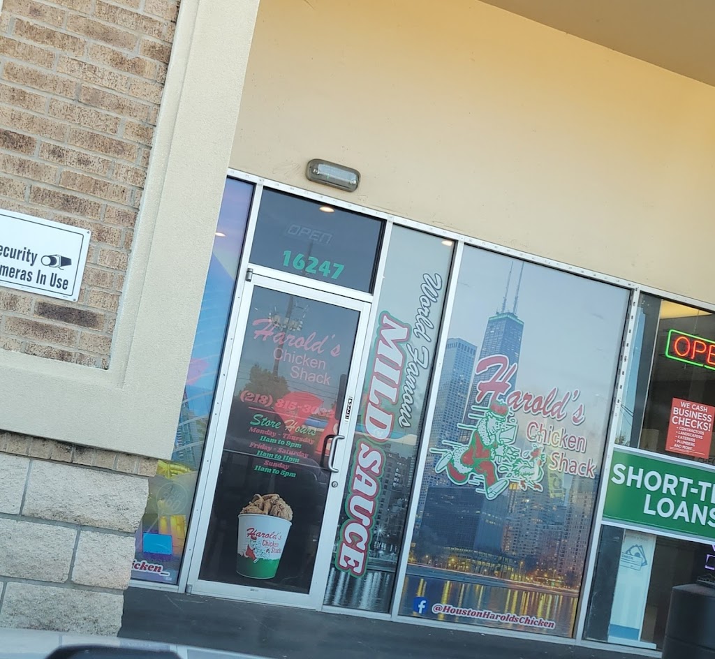 Harolds Chicken Shack | restaurant | 16255 Farm to Market Rd 529, Houston, TX 77095, USA | 2818153032 OR +1 281-815-3032