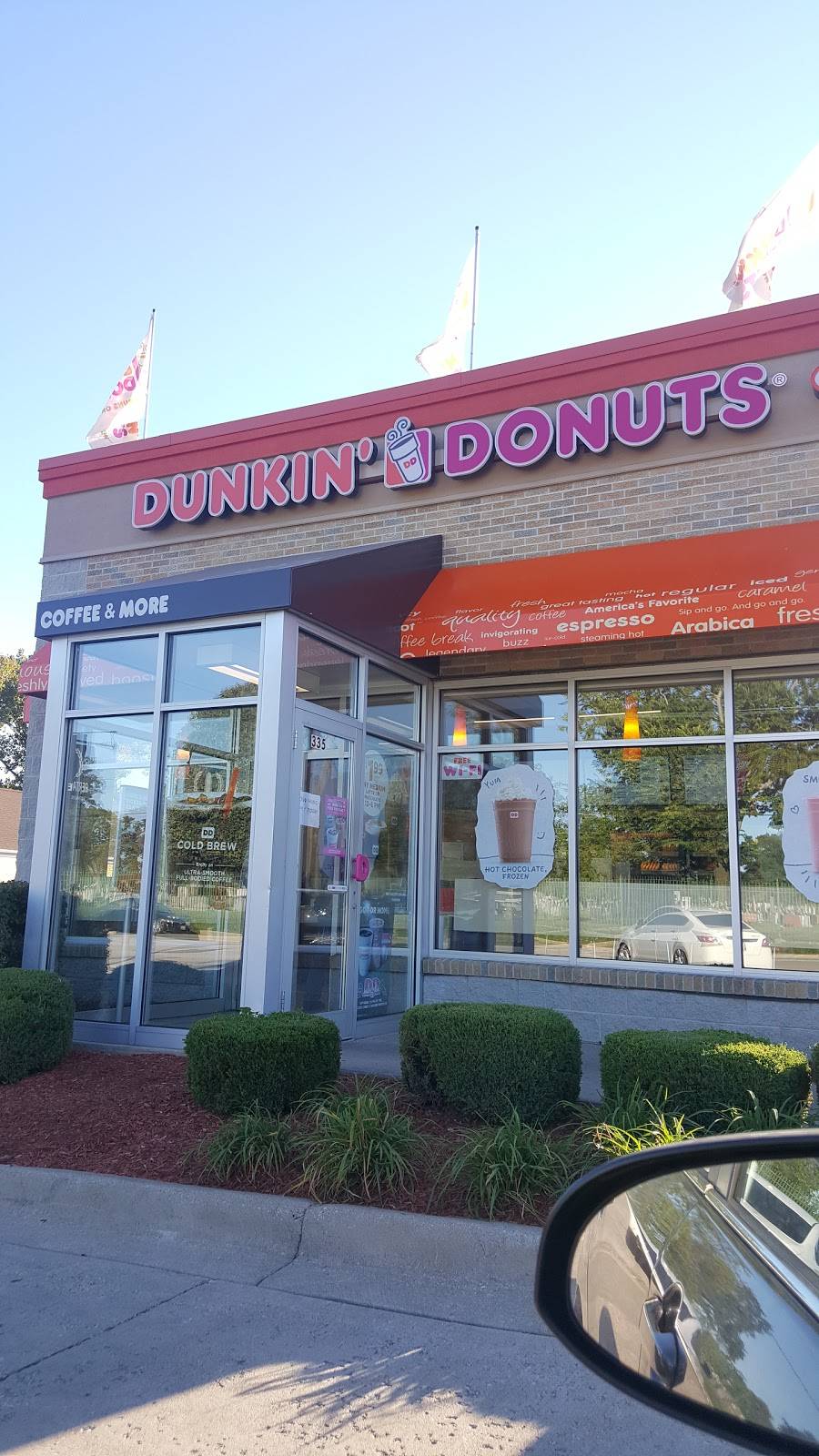 Dunkin Donuts | cafe | 335 S Wolf Rd, Hillside, IL 60162, USA | 7082361227 OR +1 708-236-1227