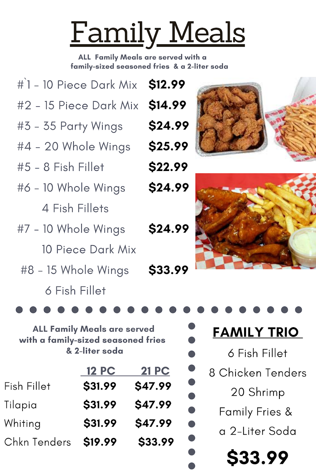 Mister JJ Fish & Chicken | restaurant | 450 Stateline Rd W, Southaven, MS 38671, USA | 6624699565 OR +1 662-469-9565