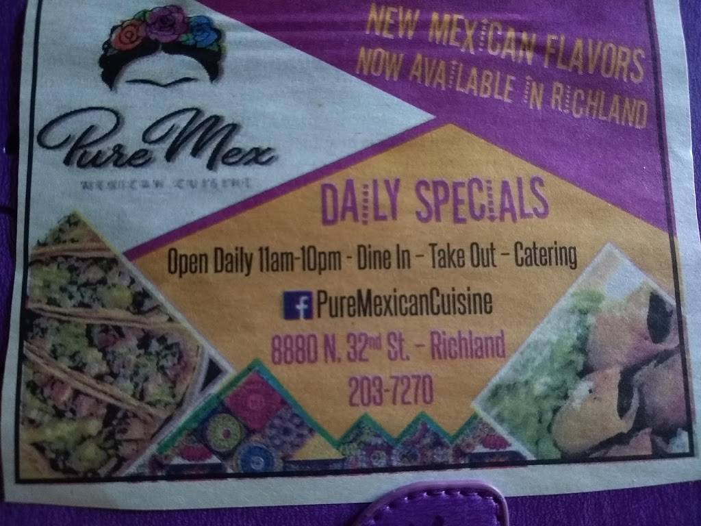 Pure Mex Mexican Cuisine | restaurant | 8880 N 32nd St, Richland, MI 49083, USA | 2692037270 OR +1 269-203-7270