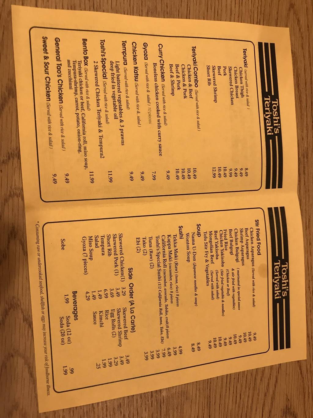 Toshis Teriyaki | restaurant | 6830 NE Bothell Way, Kenmore, WA 98028, USA | 4254836318 OR +1 425-483-6318