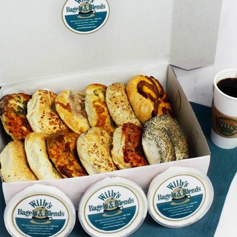 Willys Bagels & Blends | bakery | 390 W Country Club Dr # A, Brentwood, CA 94513, USA | 9253087534 OR +1 925-308-7534
