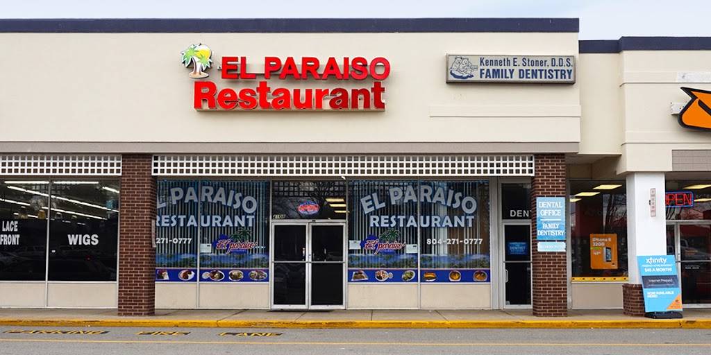 El Paraiso Restaurant | restaurant | 4108 Meadowdale Blvd, Richmond, VA 23234, USA | 8042710777 OR +1 804-271-0777
