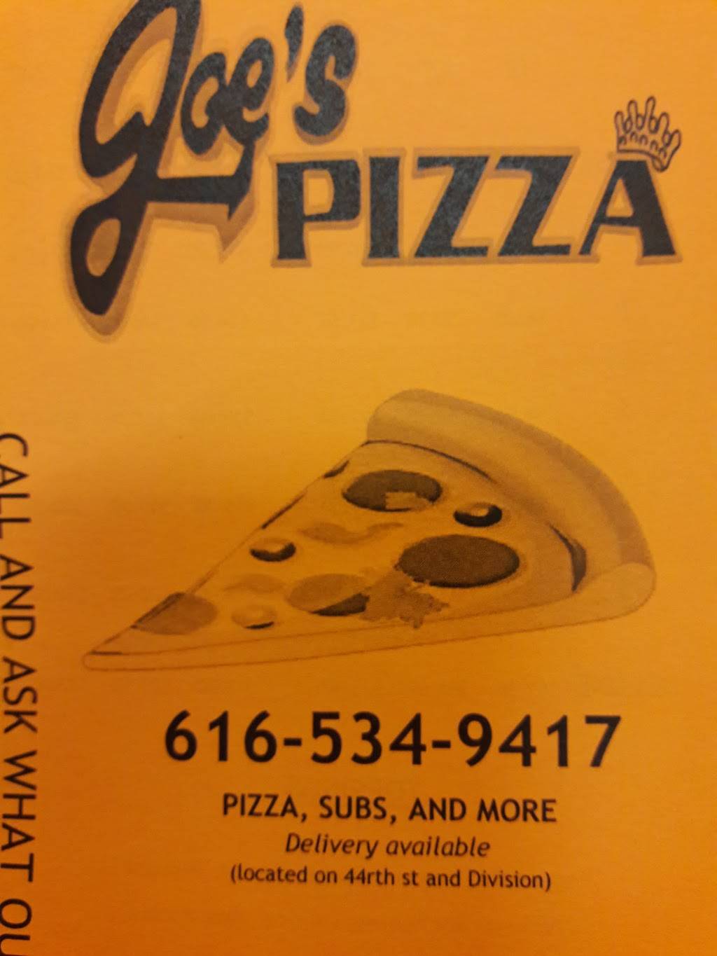 Joes Pizza King | restaurant | 27 44th St SW, Wyoming, MI 49548, USA | 6165348808 OR +1 616-534-8808