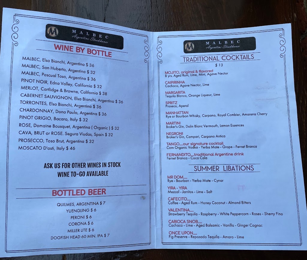 Malbec Argentine Steakhouse | restaurant | 400 S 2nd St, Philadelphia, PA 19147, USA | 2155153899 OR +1 215-515-3899