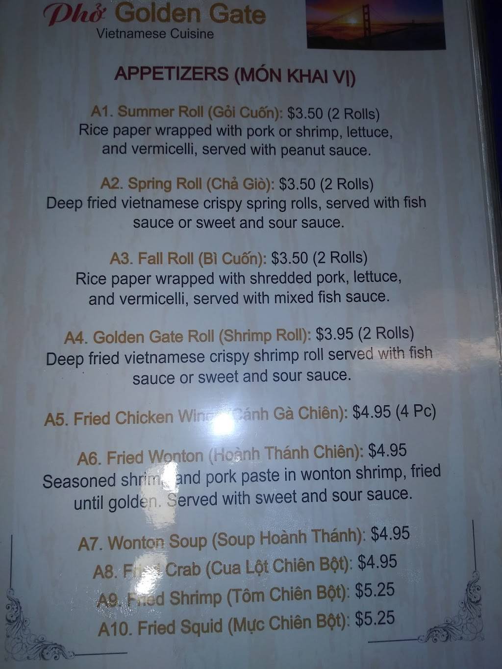 Pho Golden Gate | restaurant | 2751 S Chickasaw Trail, Orlando, FL 32829, USA | 4076017043 OR +1 407-601-7043