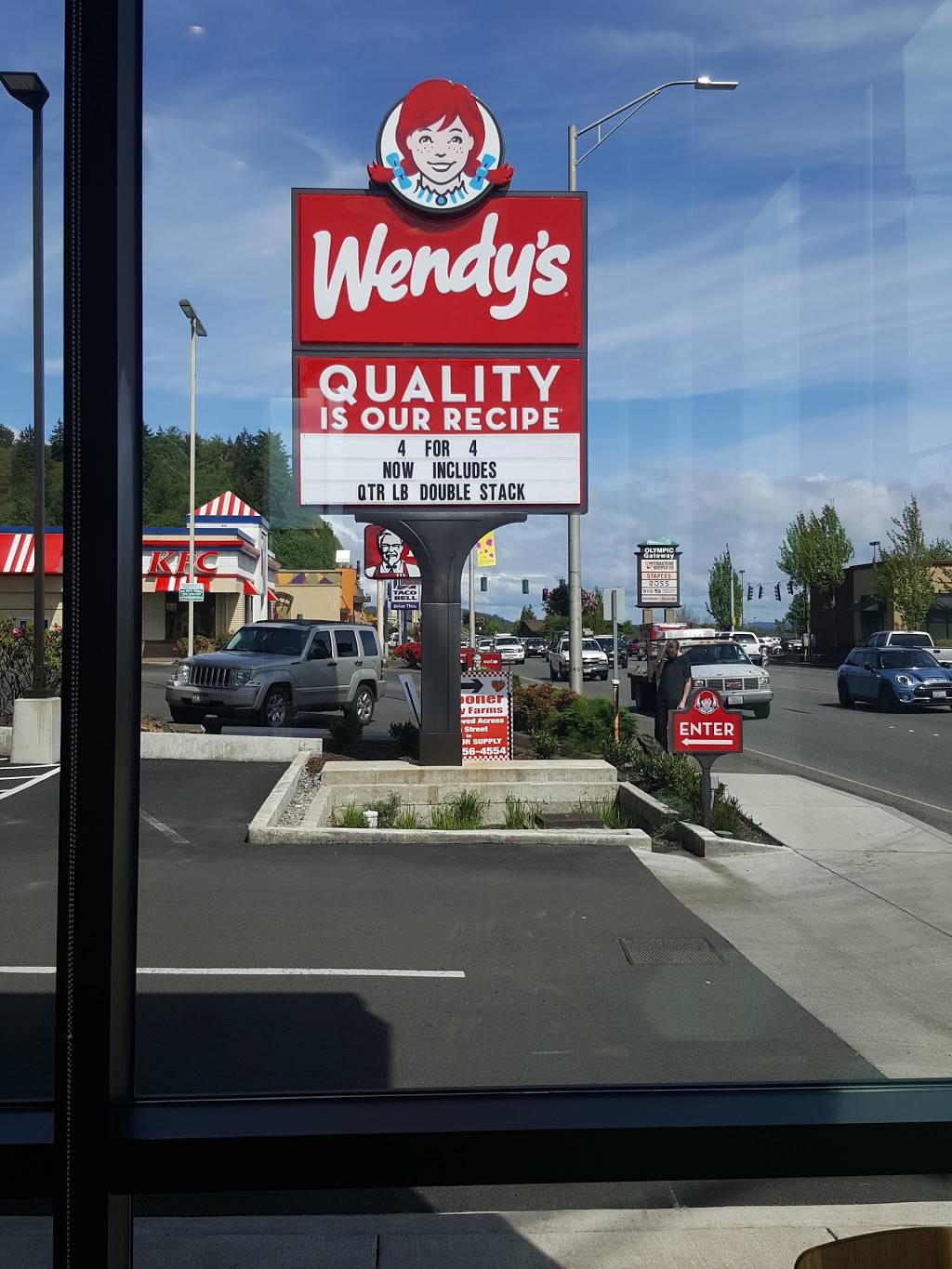 Wendys | restaurant | 1022 E Wishkah St, Aberdeen, WA 98520, USA | 3605320911 OR +1 360-532-0911