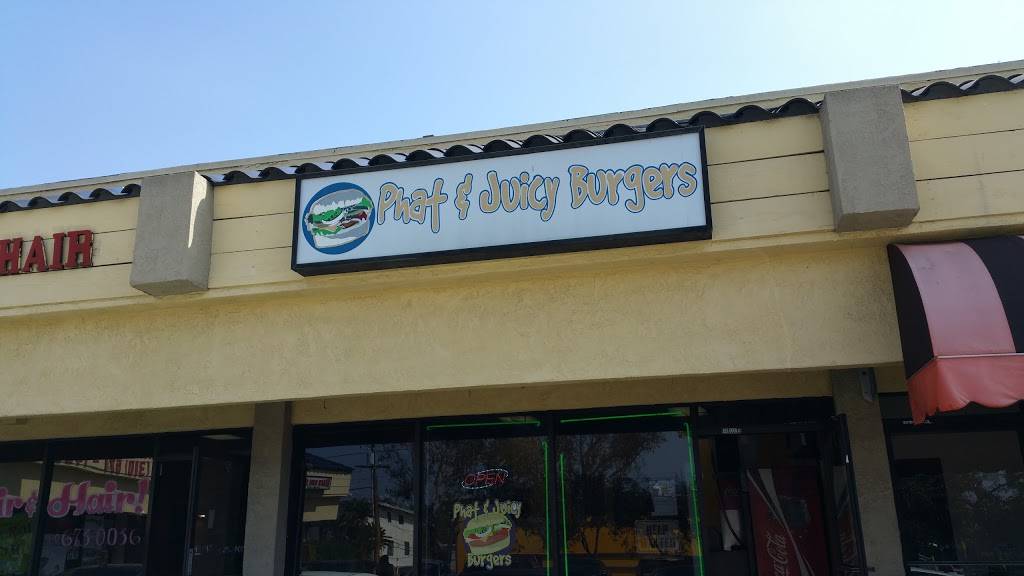 Phat & Juicy Burgers | restaurant | 1580 Centinela Ave #4, Inglewood, CA 90302, USA | 3106734003 OR +1 310-673-4003