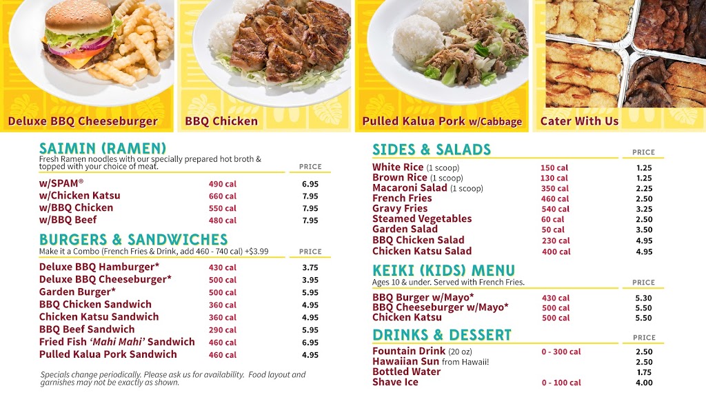 L & L Hawaiian Barbecue | restaurant | 5445 Fruitville Rd, Sarasota, FL 34232, USA | 9413159008 OR +1 941-315-9008