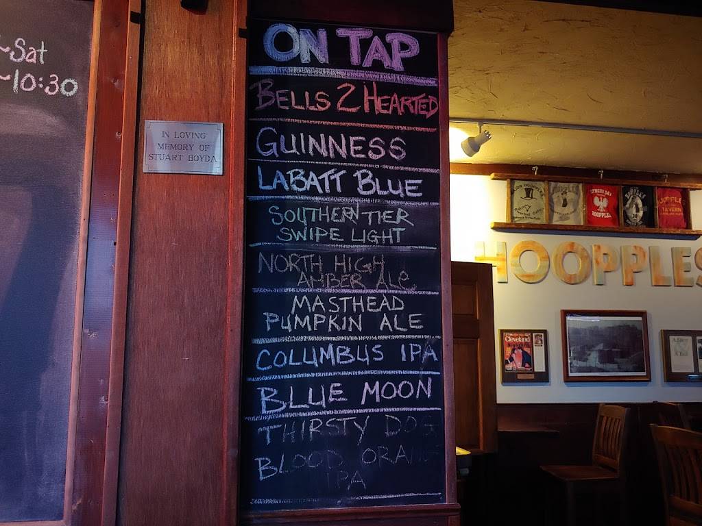 Hoopples | restaurant | 1930 Columbus Rd, Cleveland, OH 44113, USA | 2165750483 OR +1 216-575-0483