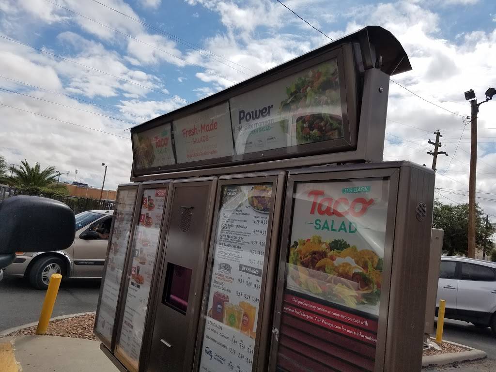 Wendys | restaurant | 9516 Dyer St, El Paso, TX 79924, USA | 9157557223 OR +1 915-755-7223