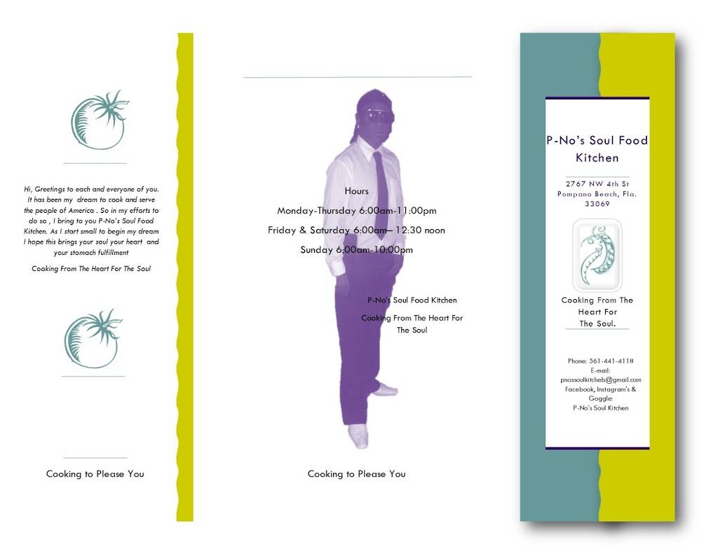 P-Nos Soul Kitchen | restaurant | 734 NW 4th Ave # 5, Fort Lauderdale, FL 33311, USA | 5614414118 OR +1 561-441-4118